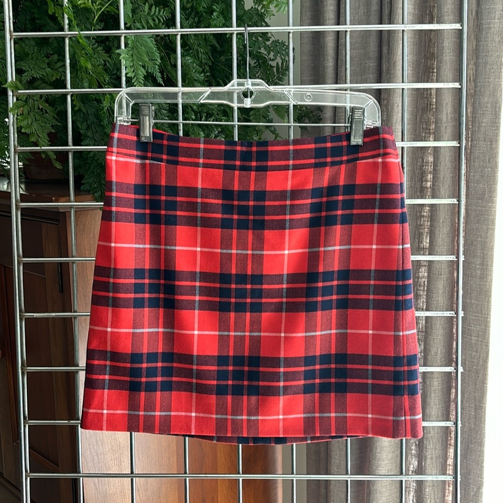 J. Crew Plaid Skirt